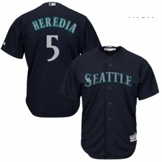 Mens Majestic Seattle Mariners 5 Guillermo Heredia Replica Navy Blue Alternate 2 Cool Base MLB Jersey Mens Majestic Seattle Mariners 5 Guillermo Heredia Replica Navy Blue Alternate 2 Cool Base MLB Jersey
