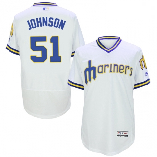 Mens Majestic Seattle Mariners 51 Ichiro Suzuki White Flexbase Authentic Collection Cooperstown MLB Jersey Mens Majestic Seattle Mariners 51 Ichiro Suzuki White Flexbase Authentic Collection Cooperstown MLB Jersey