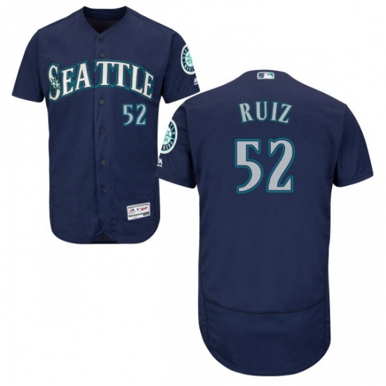 Mens Majestic Seattle Mariners 52 Carlos Ruiz Navy Blue Flexbase Authentic Collection MLB Jersey Mens Majestic Seattle Mariners 52 Carlos Ruiz Navy Blue Flexbase Authentic Collection MLB Jersey