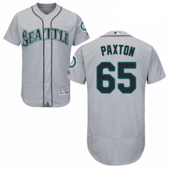 Mens Majestic Seattle Mariners 65 James Paxton Grey Road Flex Base Authentic Collection MLB Jersey Mens Majestic Seattle Mariners 65 James Paxton Grey Road Flex Base Authentic Collection MLB Jersey