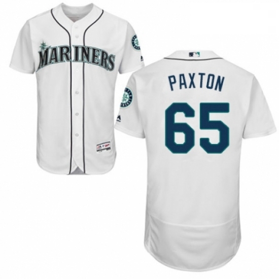 Mens Majestic Seattle Mariners 65 James Paxton White Home Flex Base Authentic Collection MLB Jersey Mens Majestic Seattle Mariners 65 James Paxton White Home Flex Base Authentic Collection MLB Jersey