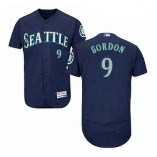 Mens Majestic Seattle Mariners 9 Dee Gordon Navy Blue Alternate Flex Base Authentic Collection MLB Jersey Mens Majestic Seattle Mariners 9 Dee Gordon Navy Blue Alternate Flex Base Authentic Collection MLB Jersey