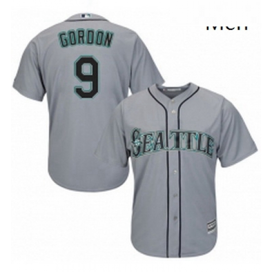Mens Majestic Seattle Mariners 9 Dee Gordon Replica Grey Road Cool Base MLB Jersey Mens Majestic Seattle Mariners 9 Dee Gordon Replica Grey Road Cool Base MLB Jersey