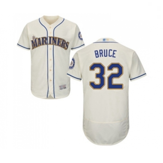 Mens Seattle Mariners 32 Jay Bruce Cream Alternate Flex Base Authentic Collection Baseball Jersey Mens Seattle Mariners 32 Jay Bruce Cream Alternate Flex Base Authentic Collection Baseball Jersey