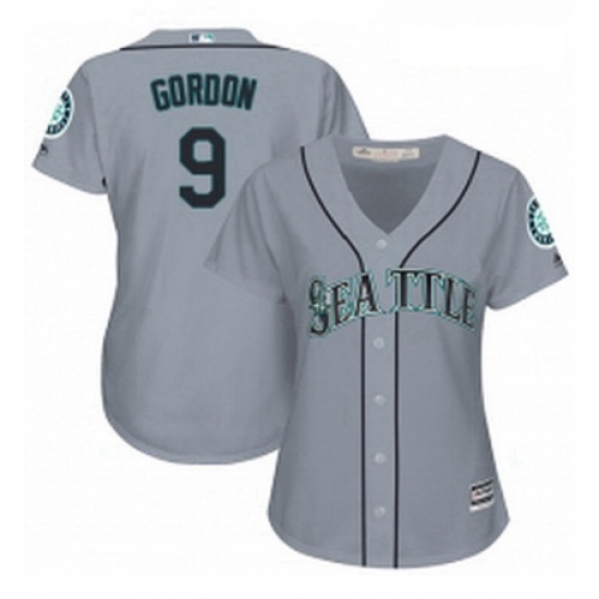 Womens Majestic Seattle Mariners 9 Dee Gordon Replica Grey Road Cool Base MLB Jersey Womens Majestic Seattle Mariners 9 Dee Gordon Replica Grey Road Cool Base MLB Jersey