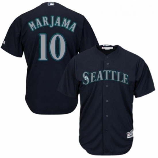 Youth Majestic Seattle Mariners 10 Mike Marjama Authentic Navy Blue Alternate 2 Cool Base MLB Jersey Youth Majestic Seattle Mariners 10 Mike Marjama Authentic Navy Blue Alternate 2 Cool Base MLB Jersey