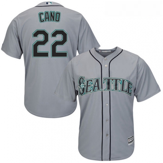 Youth Majestic Seattle Mariners 22 Robinson Cano Authentic Grey Road Cool Base MLB Jersey Youth Majestic Seattle Mariners 22 Robinson Cano Authentic Grey Road Cool Base MLB Jersey