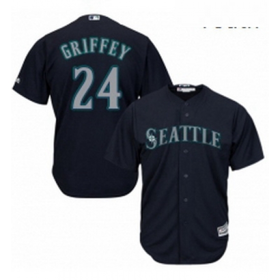 Youth Majestic Seattle Mariners 24 Ken Griffey Replica Navy Blue Alternate 2 Cool Base MLB Jersey Youth Majestic Seattle Mariners 24 Ken Griffey Replica Navy Blue Alternate 2 Cool Base MLB Jersey