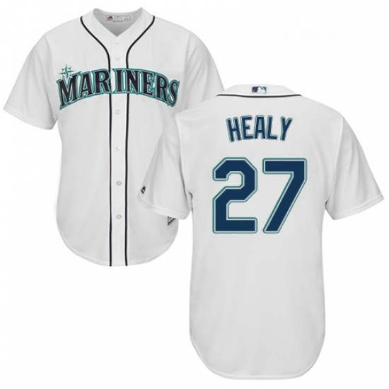 Youth Majestic Seattle Mariners 27 Ryon Healy Authentic White Home Cool Base MLB Jersey Youth Majestic Seattle Mariners 27 Ryon Healy Authentic White Home Cool Base MLB Jersey