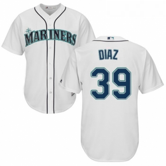Youth Majestic Seattle Mariners 39 Edwin Diaz Authentic White Home Cool Base MLB Jersey Youth Majestic Seattle Mariners 39 Edwin Diaz Authentic White Home Cool Base MLB Jersey