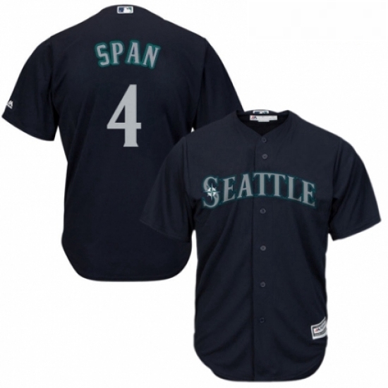 Youth Majestic Seattle Mariners 4 Denard Span Authentic Navy Blue Alternate 2 Cool Base MLB Jersey Youth Majestic Seattle Mariners 4 Denard Span Authentic Navy Blue Alternate 2 Cool Base MLB Jersey