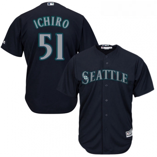 Youth Majestic Seattle Mariners 51 Ichiro Suzuki Replica Navy Blue Alternate 2 Cool Base MLB Jersey Youth Majestic Seattle Mariners 51 Ichiro Suzuki Replica Navy Blue Alternate 2 Cool Base MLB Jersey