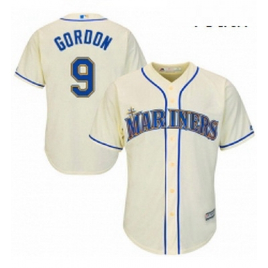 Youth Majestic Seattle Mariners 9 Dee Gordon Authentic Cream Alternate Cool Base MLB Jersey Youth Majestic Seattle Mariners 9 Dee Gordon Authentic Cream Alternate Cool Base MLB Jersey