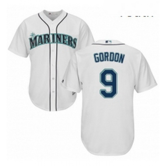 Youth Majestic Seattle Mariners 9 Dee Gordon Authentic White Home Cool Base MLB Jersey Youth Majestic Seattle Mariners 9 Dee Gordon Authentic White Home Cool Base MLB Jersey
