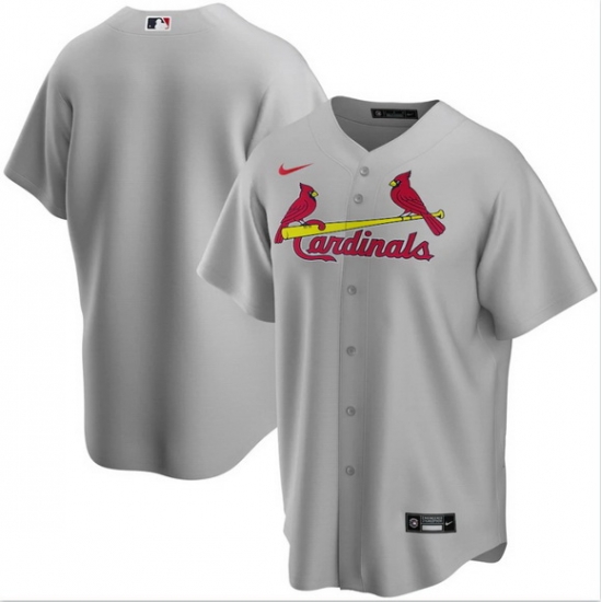 Men St. Louis Cardinals Nike Gray Blank Jersey Men St. Louis Cardinals Nike Gray Blank Jersey