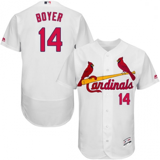 Mens Majestic St Louis Cardinals 14 Ken Boyer White Home Flex Base Authentic Collection MLB Jersey Mens Majestic St Louis Cardinals 14 Ken Boyer White Home Flex Base Authentic Collection MLB Jersey