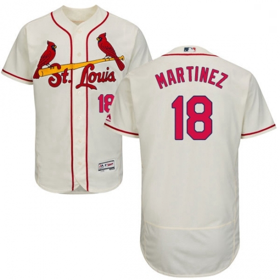 Mens Majestic St Louis Cardinals 18 Carlos Martinez Cream Alternate Flex Base Authentic Collection MLB Jersey Mens Majestic St Louis Cardinals 18 Carlos Martinez Cream Alternate Flex Base Authentic Collection MLB Jersey