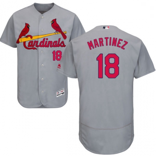 Mens Majestic St Louis Cardinals 18 Carlos Martinez Grey Road Flex Base Authentic Collection MLB Jersey Mens Majestic St Louis Cardinals 18 Carlos Martinez Grey Road Flex Base Authentic Collection MLB Jersey