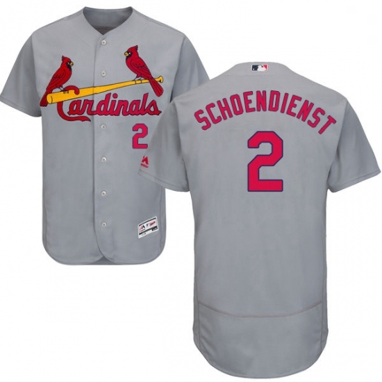Mens Majestic St Louis Cardinals 2 Red Schoendienst Grey Road Flex Base Authentic Collection MLB Jersey Mens Majestic St Louis Cardinals 2 Red Schoendienst Grey Road Flex Base Authentic Collection MLB Jersey