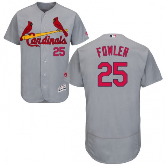 Mens Majestic St Louis Cardinals 25 Dexter Fowler Grey Flexbase Authentic Collection MLB Jersey Mens Majestic St Louis Cardinals 25 Dexter Fowler Grey Flexbase Authentic Collection MLB Jersey