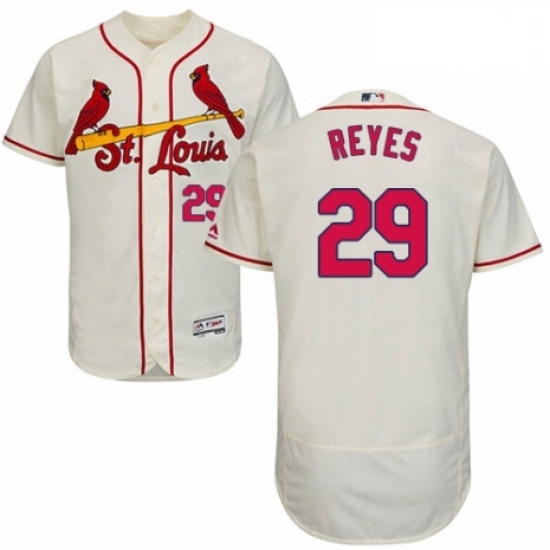 Mens Majestic St Louis Cardinals 29 lex Reyes Cream Alternate Flex Base Authentic Collection MLB Jersey Mens Majestic St Louis Cardinals 29 lex Reyes Cream Alternate Flex Base Authentic Collection MLB Jersey