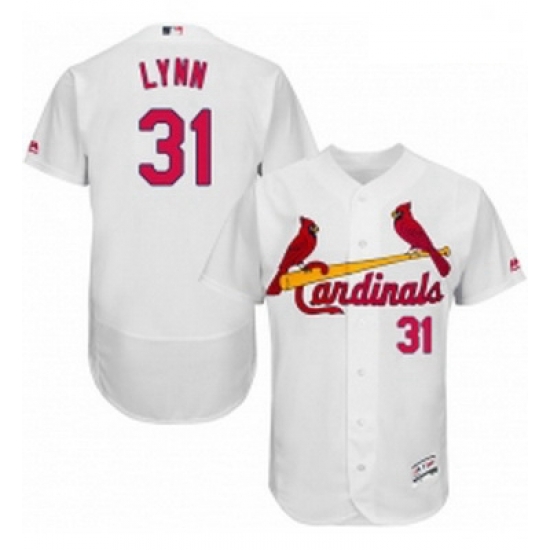 Mens Majestic St Louis Cardinals 31 Lance Lynn White Home Flex Base Authentic Collection MLB Jersey Mens Majestic St Louis Cardinals 31 Lance Lynn White Home Flex Base Authentic Collection MLB Jersey