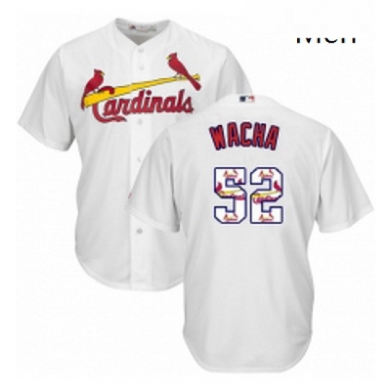 Mens Majestic St Louis Cardinals 52 Michael Wacha Authentic White Team Logo Fashion Cool Base MLB Jersey Mens Majestic St Louis Cardinals 52 Michael Wacha Authentic White Team Logo Fashion Cool Base MLB Jersey