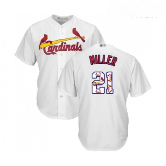 Mens St Louis Cardinals 21 Andrew Miller Authentic White Team Logo Fashion Cool Base Baseball Jersey Mens St Louis Cardinals 21 Andrew Miller Authentic White Team Logo Fashion Cool Base Baseball Jersey