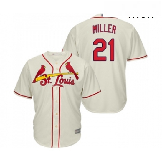 Mens St Louis Cardinals 21 Andrew Miller Replica Cream Alternate Cool Base Baseball Jersey Mens St Louis Cardinals 21 Andrew Miller Replica Cream Alternate Cool Base Baseball Jersey