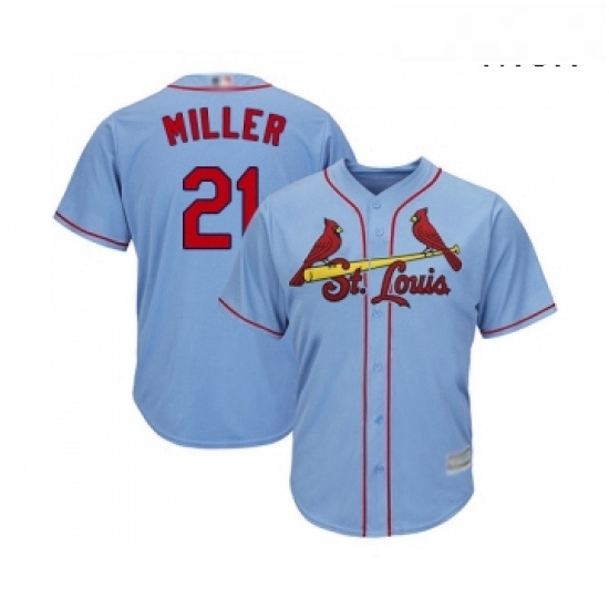 Mens St Louis Cardinals 21 Andrew Miller Replica Light Blue Alternate Cool Base Baseball Jersey Mens St Louis Cardinals 21 Andrew Miller Replica Light Blue Alternate Cool Base Baseball Jersey