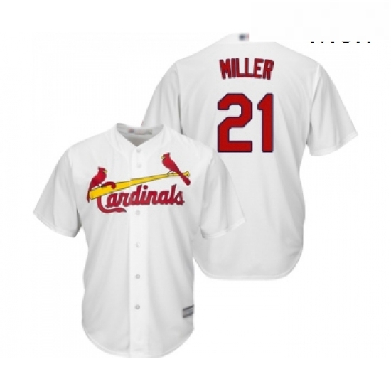 Mens St Louis Cardinals 21 Andrew Miller Replica White Home Cool Base Baseball Jersey Mens St Louis Cardinals 21 Andrew Miller Replica White Home Cool Base Baseball Jersey