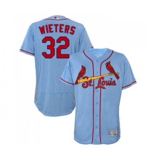Mens St Louis Cardinals 32 Matt Wieters Light Blue Alternate Flex Base Authentic Collection Baseball Jersey Mens St Louis Cardinals 32 Matt Wieters Light Blue Alternate Flex Base Authentic Collection Baseball Jersey