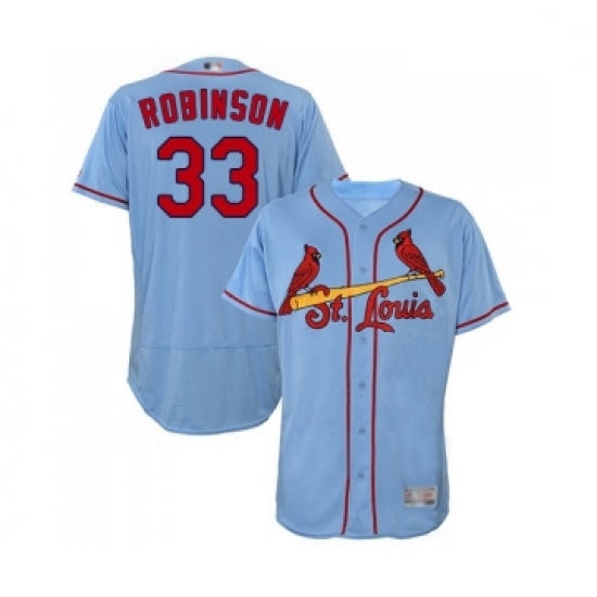 Mens St Louis Cardinals 33 Drew Robinson Light Blue Alternate Flex Base Authentic Collection MLB Jersey Mens St Louis Cardinals 33 Drew Robinson Light Blue Alternate Flex Base Authentic Collection MLB Jersey