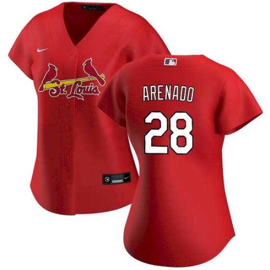 Women St. Louis Cardinals Nolan Arenado Red Jersey Home Cool Base Women St. Louis Cardinals Nolan Arenado Red Jersey Home Cool Base