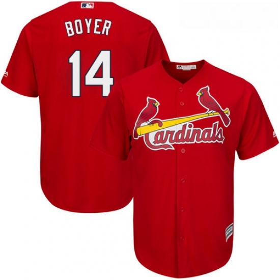 Youth Majestic St Louis Cardinals 14 Ken Boyer Authentic Red Alternate Cool Base MLB Jersey Youth Majestic St Louis Cardinals 14 Ken Boyer Authentic Red Alternate Cool Base MLB Jersey