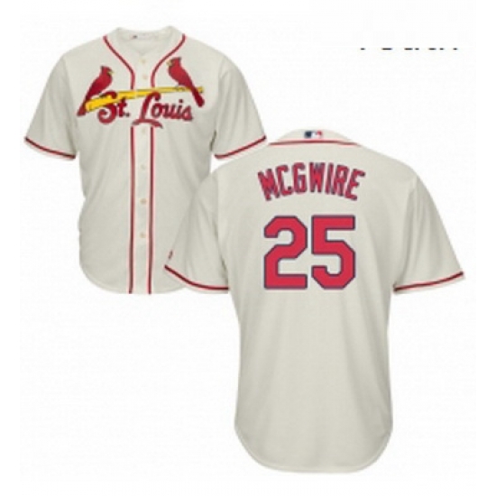 Youth Majestic St Louis Cardinals 25 Mark McGwire Replica Cream Alternate Cool Base MLB Jersey Youth Majestic St Louis Cardinals 25 Mark McGwire Replica Cream Alternate Cool Base MLB Jersey