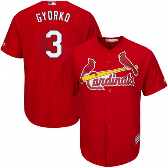 Youth Majestic St Louis Cardinals 3 Jedd Gyorko Authentic Red Alternate Cool Base MLB Jersey Youth Majestic St Louis Cardinals 3 Jedd Gyorko Authentic Red Alternate Cool Base MLB Jersey