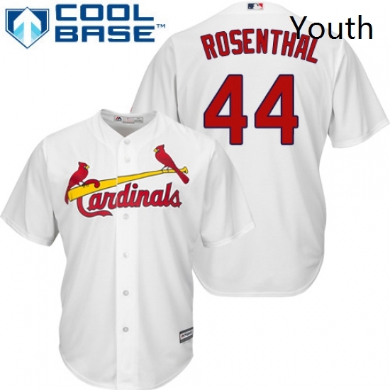 Youth Majestic St Louis Cardinals 44 Trevor Rosenthal Authentic White Home Cool Base MLB Jersey Youth Majestic St Louis Cardinals 44 Trevor Rosenthal Authentic White Home Cool Base MLB Jersey