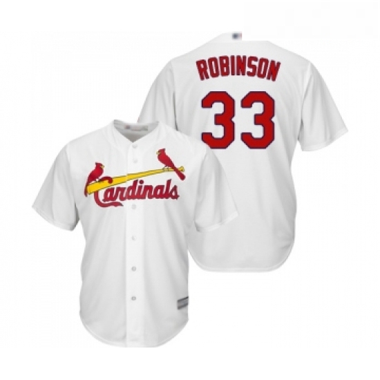 Youth St Louis Cardinals 33 Drew Robinson Replica White Home Cool Base Baseball Jersey Youth St Louis Cardinals 33 Drew Robinson Replica White Home Cool Base Baseball Jersey