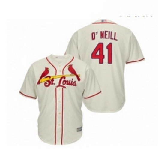 Youth St Louis Cardinals 41 Tyler O Neill Replica Cream Alternate Cool Base Baseball Jersey Youth St Louis Cardinals 41 Tyler O Neill Replica Cream Alternate Cool Base Baseball Jersey