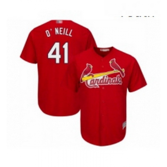 Youth St Louis Cardinals 41 Tyler O Neill Replica Red Alternate Cool Base Baseball Jersey Youth St Louis Cardinals 41 Tyler O Neill Replica Red Alternate Cool Base Baseball Jersey