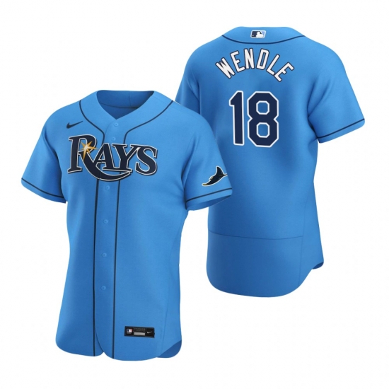Men Tampa Bay Rays 18 Joey Wendle Men Nike Light Blue Alternate 2020 Flex Base Player MLB Jersey Men Tampa Bay Rays 18 Joey Wendle Men Nike Light Blue Alternate 2020 Flex Base Player MLB Jersey