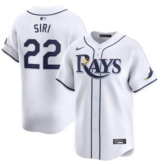 Men Tampa Bay Rays 22 Jose Siri White Home Limited Stitched Baseball Jersey Men Tampa Bay Rays 22 Jose Siri White Home Limited Stitched Baseball Jersey