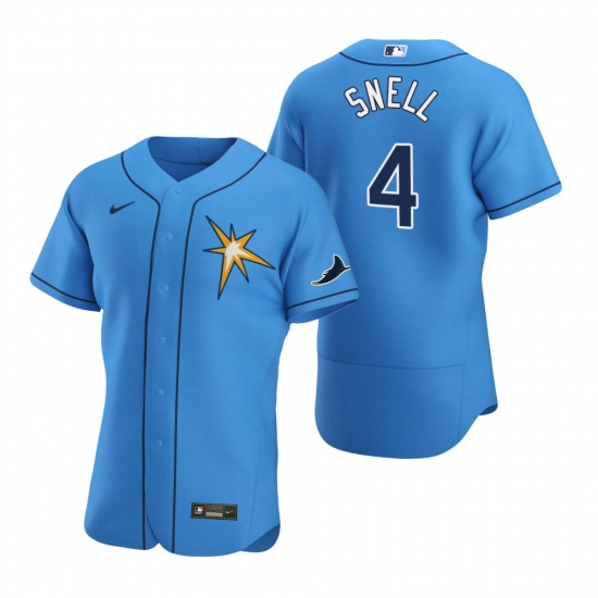 Men Tampa Bay Rays 4 Blake Snell Men Nike Light Blue Alternate 2020 Flex Base Team MLB Jersey Men Tampa Bay Rays 4 Blake Snell Men Nike Light Blue Alternate 2020 Flex Base Team MLB Jersey