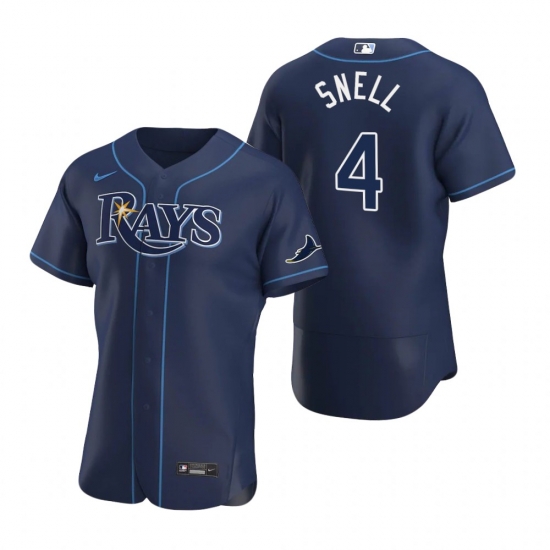 Men Tampa Bay Rays 4 Blake Snell Men Nike Navy Alternate 2020 Flex Base Team MLB Jersey Men Tampa Bay Rays 4 Blake Snell Men Nike Navy Alternate 2020 Flex Base Team MLB Jersey