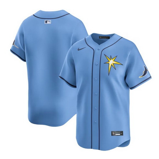 Men Tampa Bay Rays Blank Light Blue Alternate Limited Stitched Baseball Jersey Men Tampa Bay Rays Blank Light Blue Alternate Limited Stitched Baseball Jersey