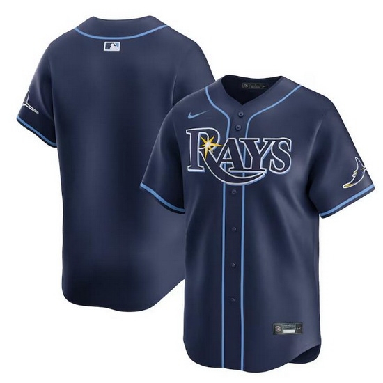 Men Tampa Bay Rays Blank Navy Away Limited Stitched Baseball Jersey Men Tampa Bay Rays Blank Navy Away Limited Stitched Baseball Jersey