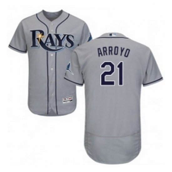 Mens Majestic Tampa Bay Rays 21 Christian Arroyo Grey Road Flex Base Authentic Collection MLB Jersey Mens Majestic Tampa Bay Rays 21 Christian Arroyo Grey Road Flex Base Authentic Collection MLB Jersey