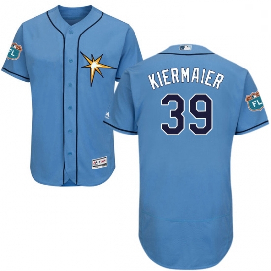 Mens Majestic Tampa Bay Rays 39 Kevin Kiermaier Light Blue Flexbase Authentic Collection MLB Jersey Mens Majestic Tampa Bay Rays 39 Kevin Kiermaier Light Blue Flexbase Authentic Collection MLB Jersey