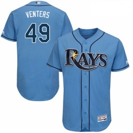 Mens Majestic Tampa Bay Rays 49 Jonny Venters Columbia Alternate Flex Base Authentic Collection MLB Jersey Mens Majestic Tampa Bay Rays 49 Jonny Venters Columbia Alternate Flex Base Authentic Collection MLB Jersey